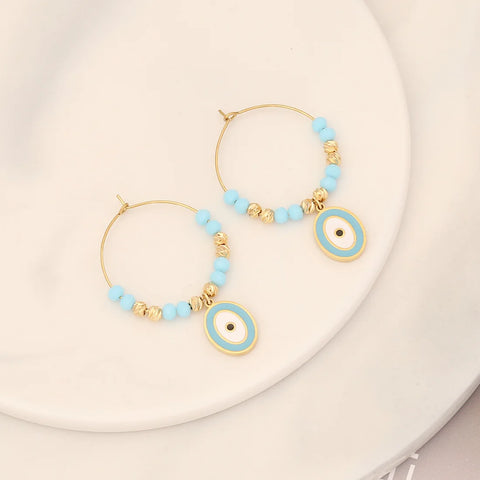 Evil Eye Earrings v6