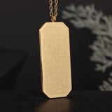 Ayatul Kursi Necklace Square Pendant