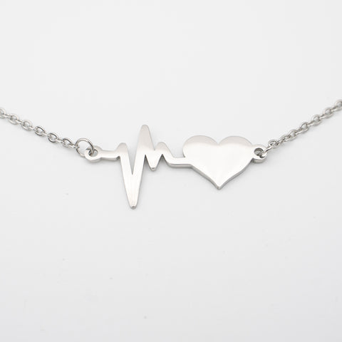 Heart Beat-Wave Pendant